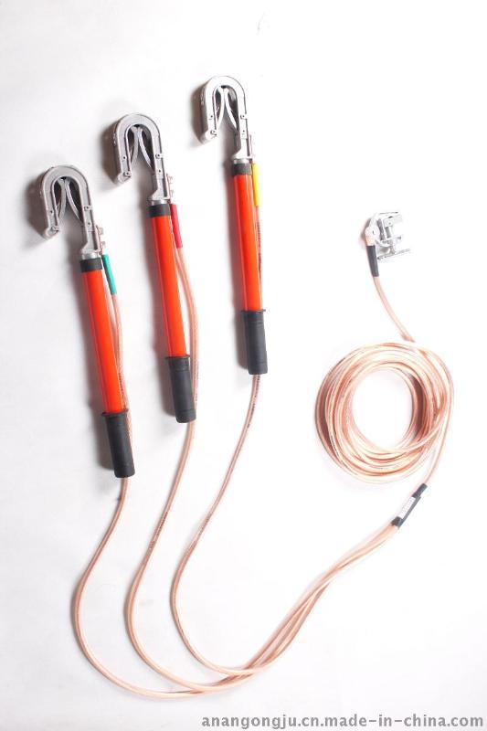 【中宝电工】厂家生产高压接地线 双簧式10kV携带型短路接地线
